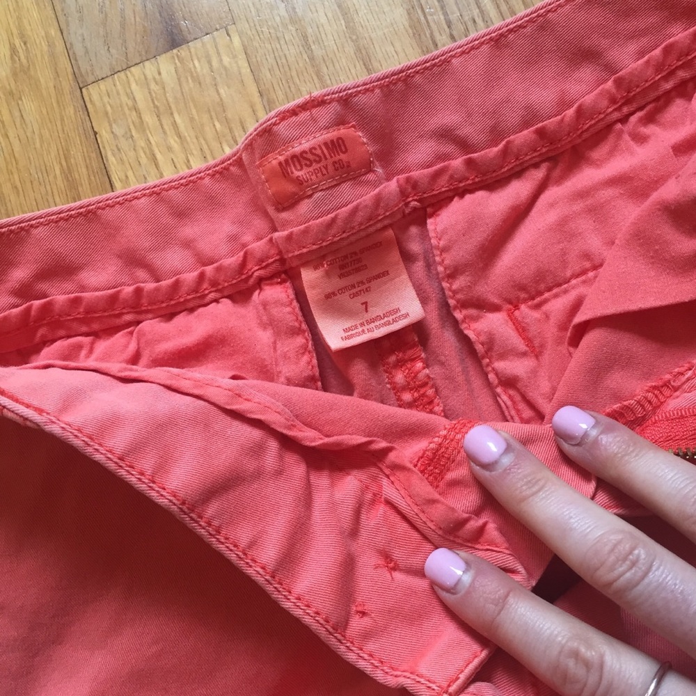 Never worn before, burnt orange shorts!
